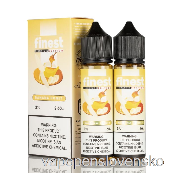 Banánový Med - Najjemnejšia Signature Edícia - 120ml 6mg Vape Slovensko